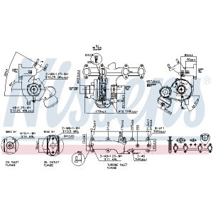 Turboahdin, ahtaminen NISSENS 93091