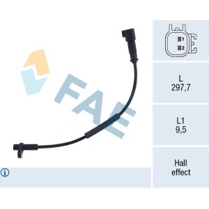 Sensor de velocidad, ABS FAE 78777