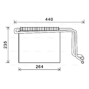 Verdampfer, Klimaanlage AVA COOLING MSV563