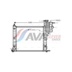 Arrefecedor do motor AVA COOLING MSA2264