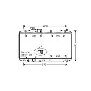 Arrefecedor do motor AVA COOLING HD2306
