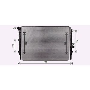 Arrefecedor do motor AVA COOLING VN2414