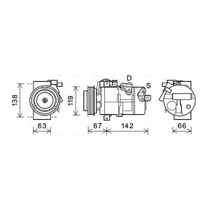 Compressor, ar condicionado AVA COOLING KAK216