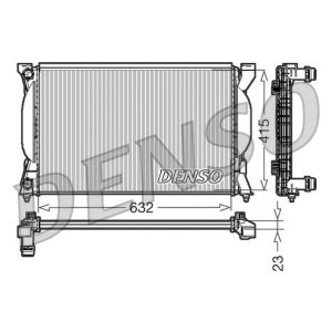 Radiateur, refroidissement du moteur DENSO DRM02035