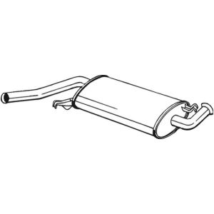 Mittelschalldämpfer BOSAL 105-215