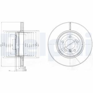Bremsscheibe DELPHI BG9789