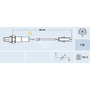 Sonde lambda FAE 77101