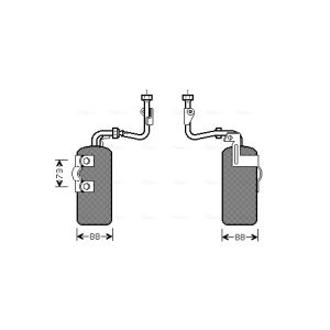 Filtre déshydratant climatisation AVA COOLING VOD126 AVA