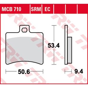 Set di pastiglie freno TRW MCB710EC