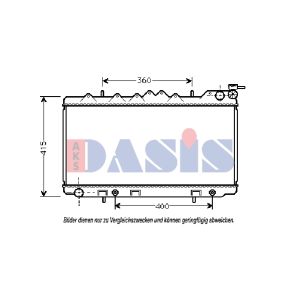 Radiador, arrefecimento do motor AKS DASIS 070033N