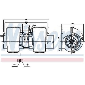 Ventilateur d'habitacle NISSENS 87790