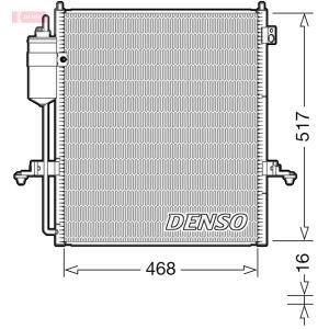 Condensatore, impianto di climatizzazione DENSO DCN45004