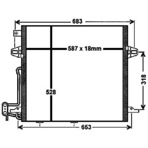 A/C-kondensor MAHLE AC 756 000P