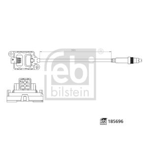 NOx Sensor FEBI BILSTEIN 185696