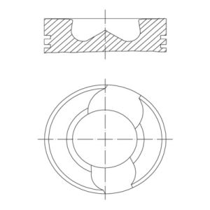 Kolben MAHLE 229 11 00