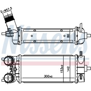 Intercooler NISSENS 961483