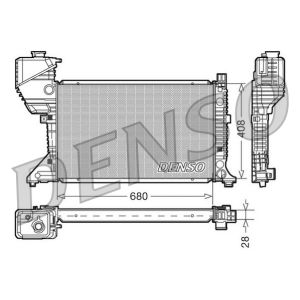 Radiador de motor DENSO DRM17015
