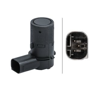 Sensor, auxiliar de aparcamiento HELLA 6PX 358 141-301