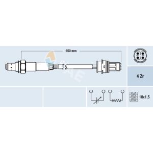 Sonde lambda FAE 77278