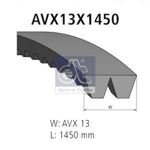 Kiilahihnasarja DT Spare Parts 3.34217