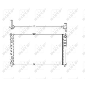 Radiator, motorkoeling NRF 53484