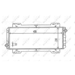 Radiator, motorkoeling NRF 54613