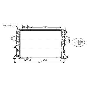 Motorkühler AVA COOLING OLA2253
