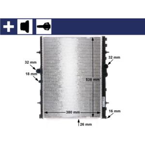 Arrefecedor do motor MAHLE CR 31 000S