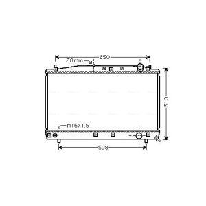 Arrefecedor do motor AVA COOLING TO2366
