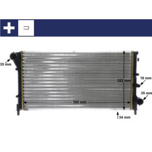 Arrefecedor do motor MAHLE CR 1453 000S