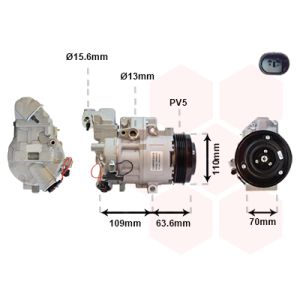 Compressor, ar condicionado VAN WEZEL 3000K075