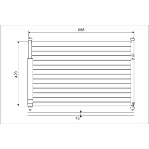 Condenseur (climatisation) VALEO 814228