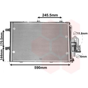Condenseur (climatisation) VAN WEZEL 37015307