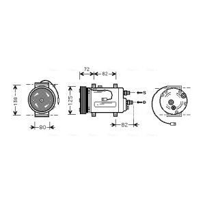Compressor, ar condicionado AVA COOLING AIAK178