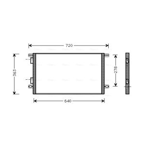 A/C-kondensor AVA COOLING RTA5253