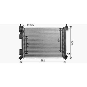 Arrefecedor do motor AVA COOLING KA2344