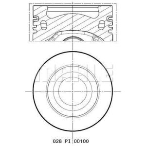 Zuiger MAHLE 028 PI 00100 002