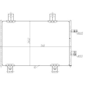 Condenseur, climatisation EASY FIT NRF 350480