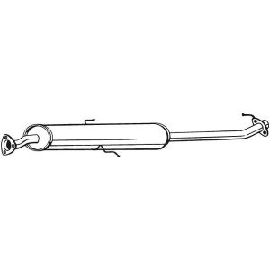 Mittelschalldämpfer BOSAL 285-281