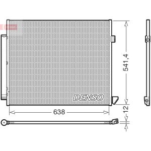 Kondensator, Klimaanlage DENSO DCN17066