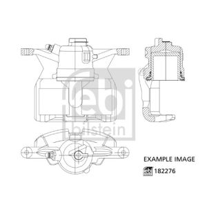 Bremssattel FEBI BILSTEIN 182276, Vorne Rechts