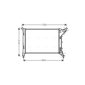 Arrefecedor do motor AVA COOLING BW2310