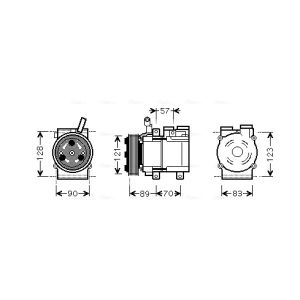 Klimakompressor AVA COOLING HYAK257