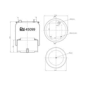 Jousipalje, ilmajousitus FEBI BILSTEIN 45099