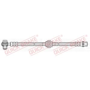 Tubo do travão flexível traseiro, esquerdo QUICK BRAKE 58.996X