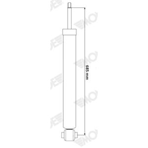 Ammortizzatore MONROE ORIGINAL (Gas Technology) MONROE G43161