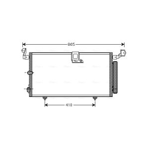 Condensador, ar condicionado AVA COOLING TO5384D