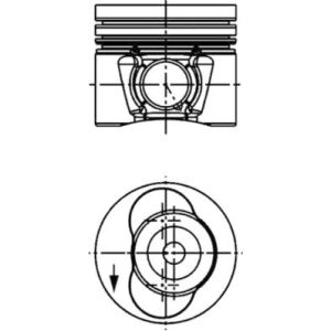 Pistão KOLBENSCHMIDT 40 734 620