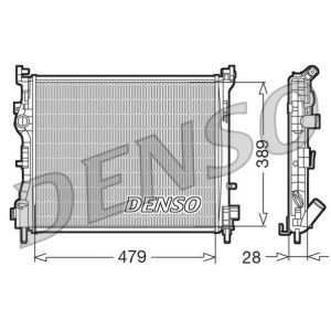 Arrefecedor do motor DENSO DRM23016