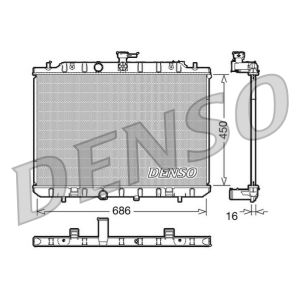 Kühler, Motorkühlung DENSO DRM46006